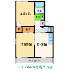 セジュール住吉Ａの物件間取画像